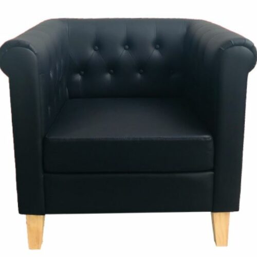 Modern Chesterfield Sofa Black