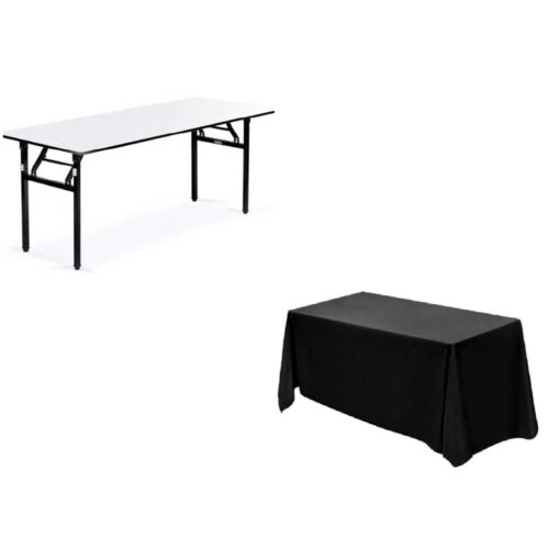 5ft IBM TABLE WITH CLOTH