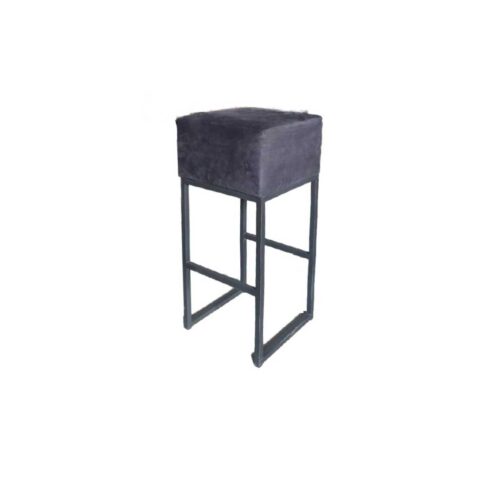 CUBE BLACK STOOL