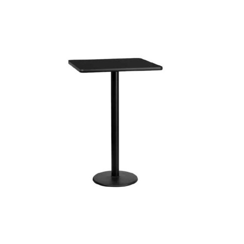 HIGH SQUARE TABLE FULL BLACK