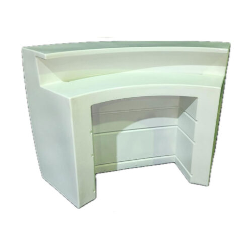 CURVE BAR COUNTER WHITE