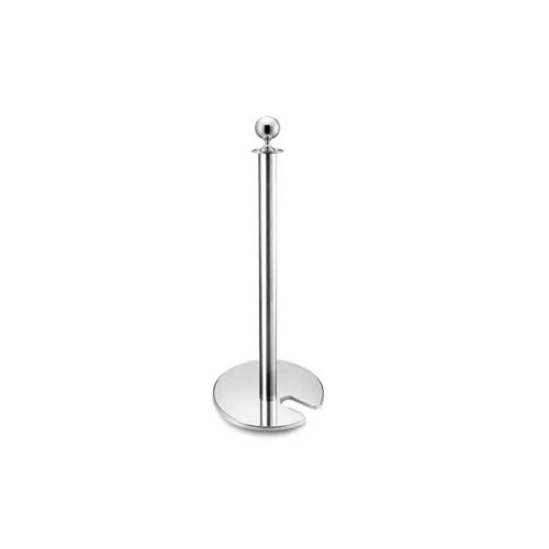 SILVER QUEUE POLE WITH ROPE (U BASED)