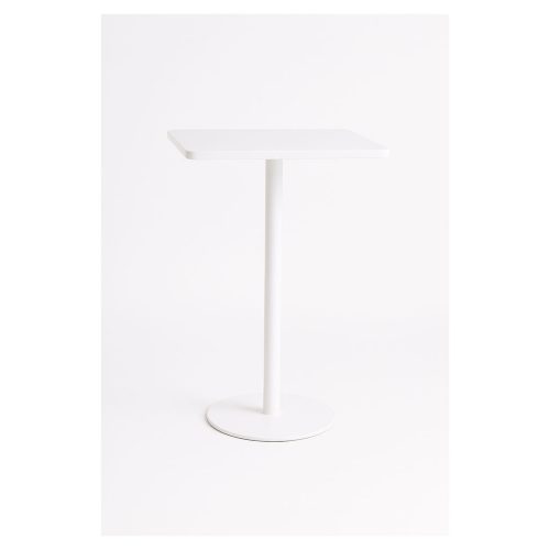 HIGH SQUARE TABLE FULL WHITE